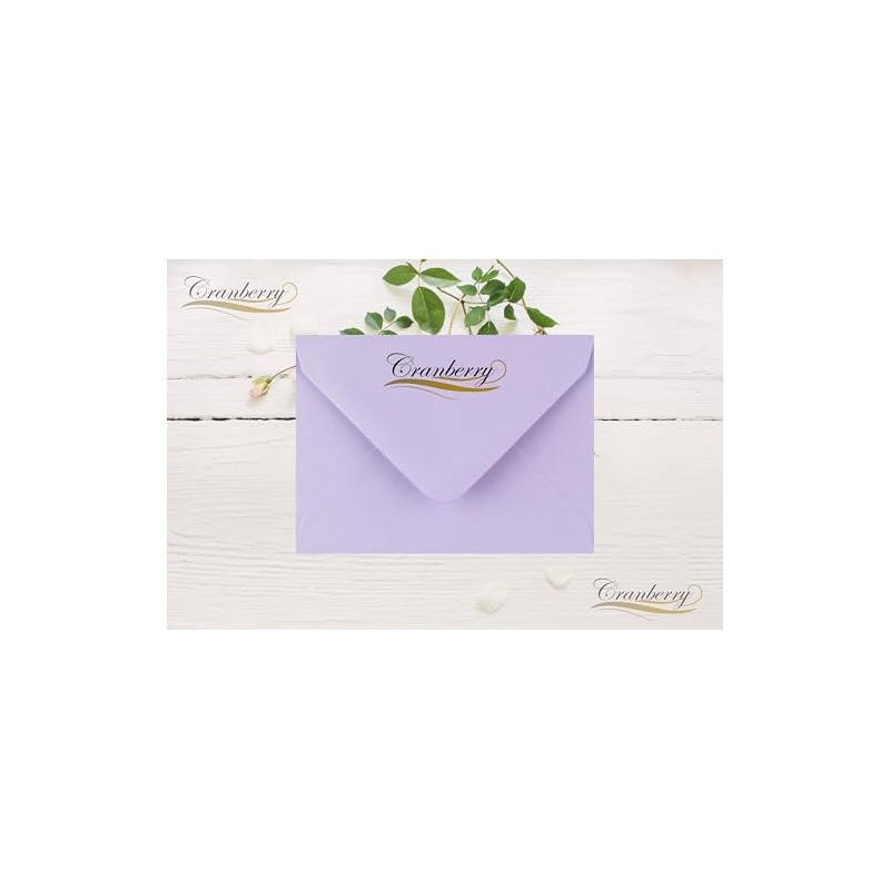 C6 Lilac/Lavender Envelopes x 25 Pack. 100gsm Weight. Coloured Envelopes