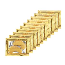 Eye Pads Eye Mask 25 Pairs Golden Gel Pads Under Eyes Hyaluronic Acid Eye Mask for Puffy Eyes, Reduces Dark Circles, Eye Bags, Wrinkles
