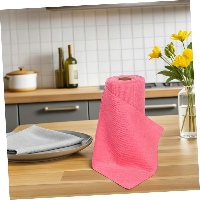 FOMIYES 1 Roll Microfiber Dish Cloth Roll - 25 Cm