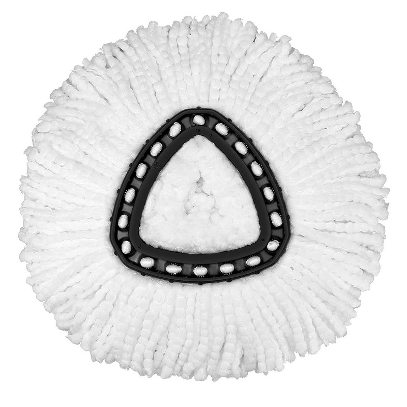 6 Pack Mop Replacement Heads Compatible with Spin Mop, Microfiber