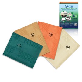 Mikrofaser-Reinigungstuch | Zaubertuch | 4er Pack | Emerald Serie