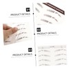 WOONEKY Instant Natural Brows 6pcs Hair-like Eyebrow Stickers False Eyebrows