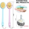 Cepillo corporal,cepillo corporal para baño,cepillo para la espalda ducha, 2