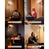 SIBRILLE Brown Floor Lamp, Modern Stepless Dimmable Standing Lamp with