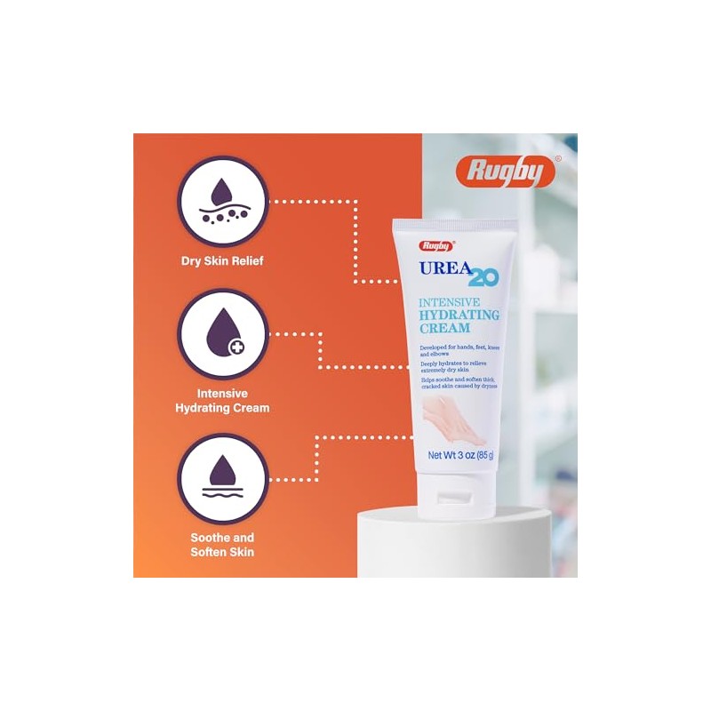 UREA 20 Intensive Hydrating Cream For Hands, Feet, knees and