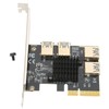 PCI‑E Riser Card PCI‑E X4 1 to 4 PCI Express