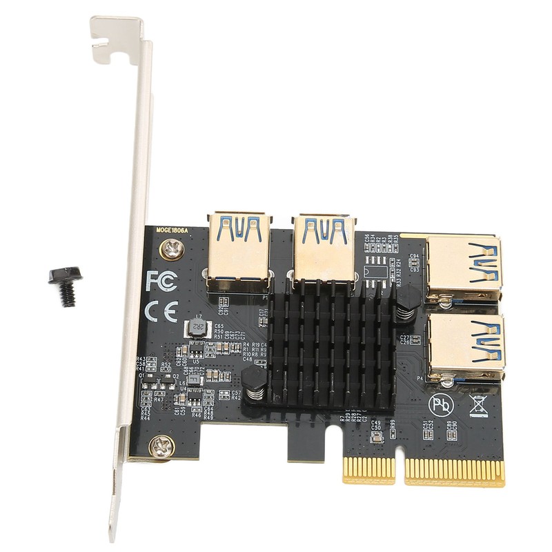PCI‑E Riser Card PCI‑E X4 1 to 4 PCI Express