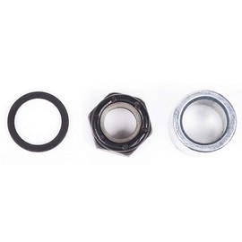 QOTSTEOS Washers Bearing Spacers Nuts, Standard Skateboard Accessories Metal Spacer Washer Skateboard Bearing Spacer and Truck Washer Kit