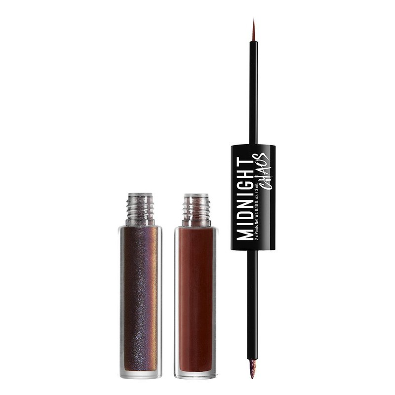 NYX Midnight Chaos Dual Ended Eyeliner - Rust/Midnight Rouge