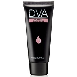DVA, Acrylic Gel Colour Dark Pink, Acrylic Gel for Nail Extension, Lightweight and Modelable Gel, No Dripping, for Strong and Light Nails, Suitable for Damaged Nails, 60 g