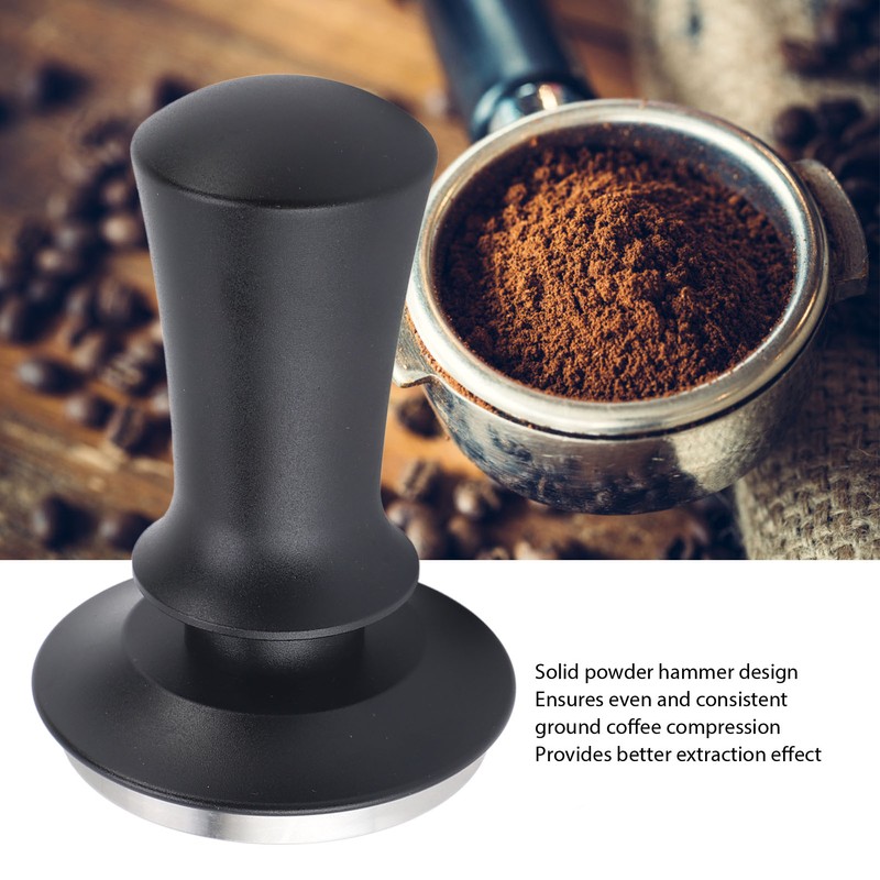 Flat Base Tamper 304 Stainless Steel Enhance Taste Coffee Tamper