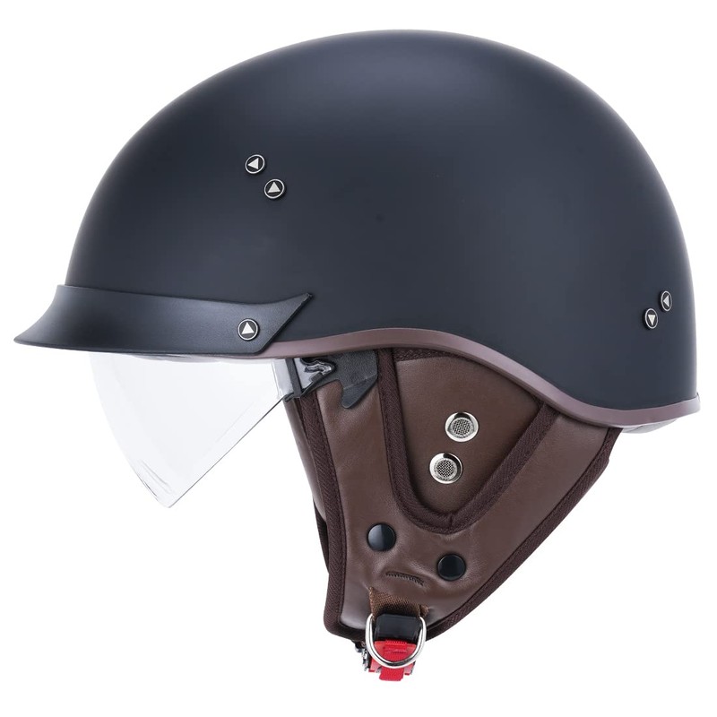 VCOROS F-07 Helmet Shield Visor Retro Half Face Motorcycles Helmet