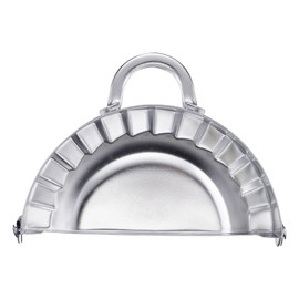 Westmark Ravioli shaper, diameter: 9.5 cm, with practical handles, stainless steel, Gina, silver, 61362270
