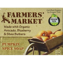 Farmers' Market Organic Bar Soap, Pack of 2, 5.5-Ounces Each