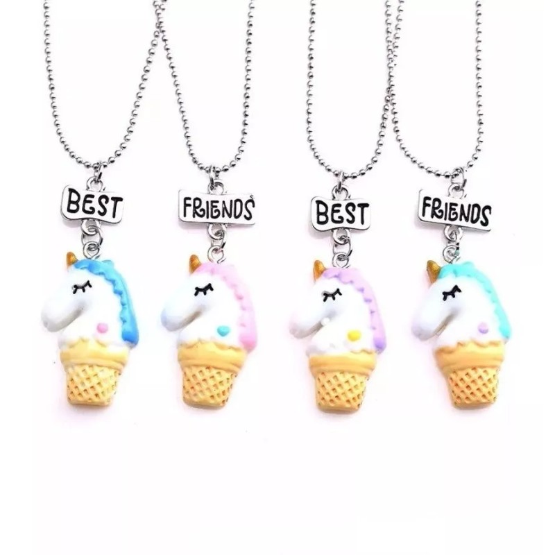 Veraly Collar Unicornio Mejores Amigos Best Friends Regalo Calidad