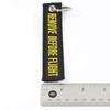 Rotary13B1 Remove Before Flight Keychain - Black/Yellow