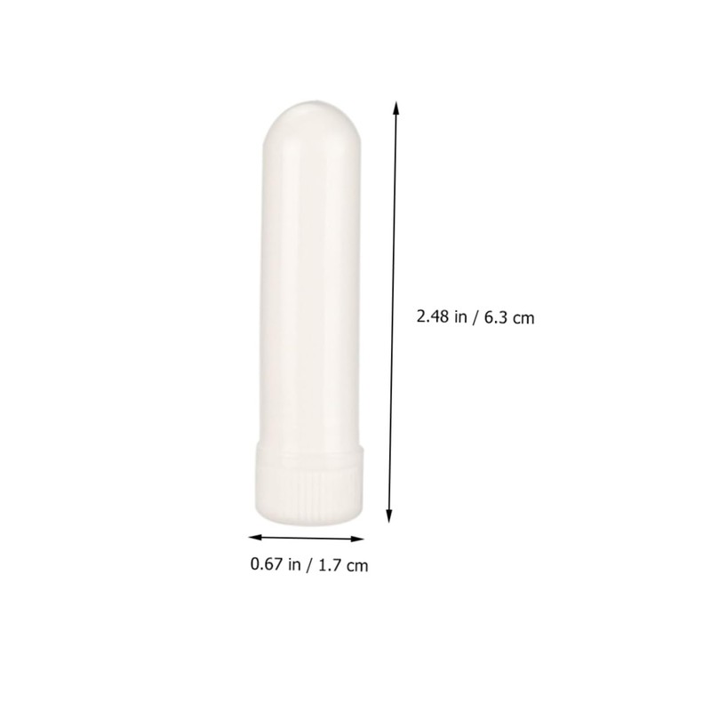 BIUDECO 5pcs Essential Oil Aromatherapy for Nose Breathing Empty Tubes