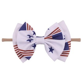 DDNFO 4th of July Bow Hair headband Independence Day Hairgrip Headwear girls Hair headbands Accessories.(F159) (1)