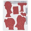 Stampers Anonymous Tim Holtz Cling Rubber Stamp Set, 7 by