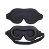 3D Sleep Mask, Contoured Blackout Eye Cover with Adjustable Strap,