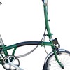 Leather Frame Protector For Brompton Bicycle Long Velcro Version -