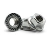 Hippo Hardware M12 (12mm) Hexagon Flanged Hex Nuts Serrated A2