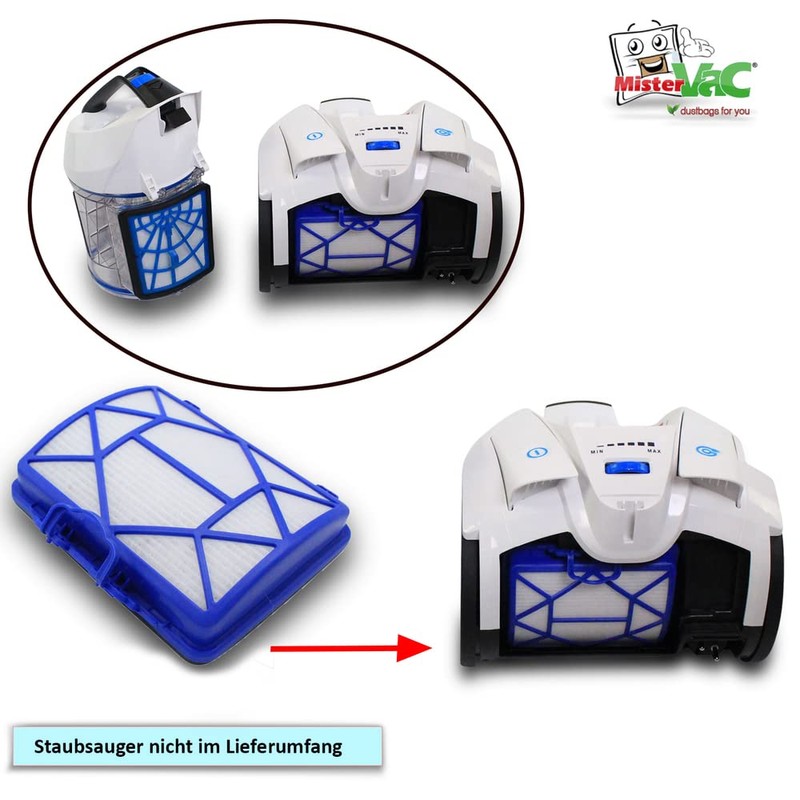 MisterVac Compatible with Filter Replacement Filter Dirt Devil DD2226 Rebel26