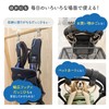 Smart Start Stroller Hooks, Set of 2, Black/Gold, Synthetic Leather,