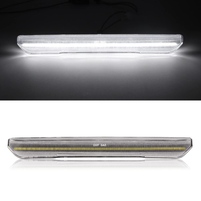 Mynoway White LED Side Marker Lamp Replacement for Sierra 2500HD