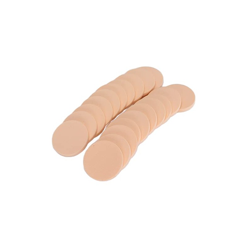 Honio Esponja de maquillaje redonda, rebote rápido, uso húmedo o