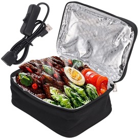OptiPro Portable Oven, USB Heated Lunch Box, Leakage Prevention, Thermal Insulation, Large Capacity, Waterproof, Fast Heating Lunch Picnic Box, For Work or School Commute, Picnic, Home Office Travel,