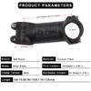 Alfa Pasca Carbon Stem 3K Matt Handlebar Stem 31.8 Carbon