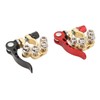 2PCS Car Battery Terminal 4 Way Positive Negative Copper Quick