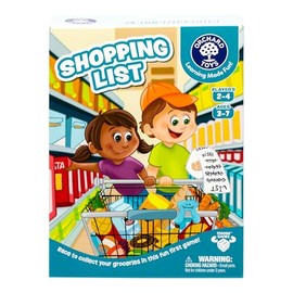 ORCHARD TOYS Shopping List Game - New Art Race to Collect Your Groceries in This Fun Memory Game, Age 3-7, 2-4 Players