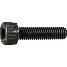 TRUSCO Y804-0325 Hex Socket Bolt, Black Dyed, Half Screws, M3 x 25, Pack of 10, Small Quantity