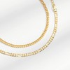 KissYan Gold Layered Ankle Bracelets for Women, Dainty 14K Gold