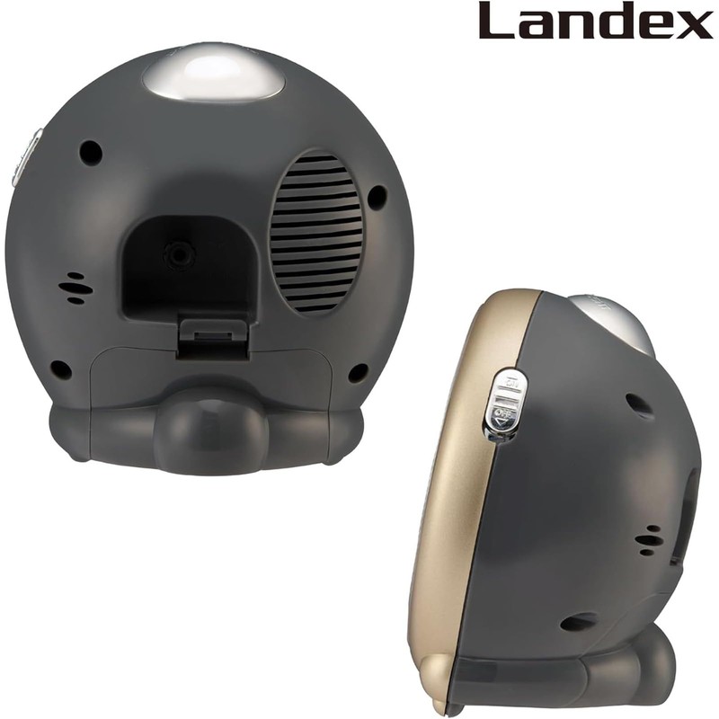 LANDEX YT5316 Table Clock, Alarm Clock, Analog, Constant Light, Light