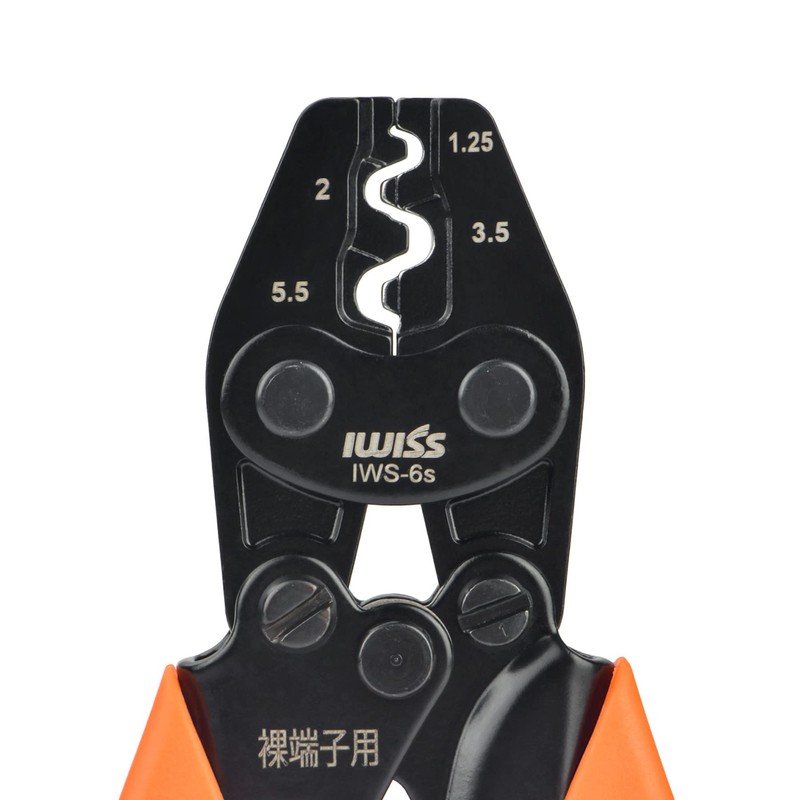 IWISS IWS-6S Bare Crimping Terminal, Bare Crimping Sleeve, Crimping Tool