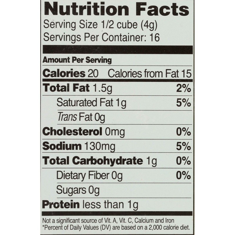 Edward & Sons Low Sodium Veggie Bouillon Cubes, 2.2 oz