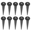 Orivin 10 Pcs Ground Light Spikes Stakes, Socket Pole Projection