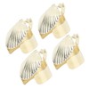 4Pcs Candle Snuffer Candle Extinguisher Metal Shell Pattern Automatic Candle