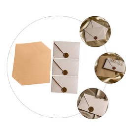 COHEALI Letter Paper Envelopes Set 10pcs Retro Envelopes Party Festival Supplies Simple Design