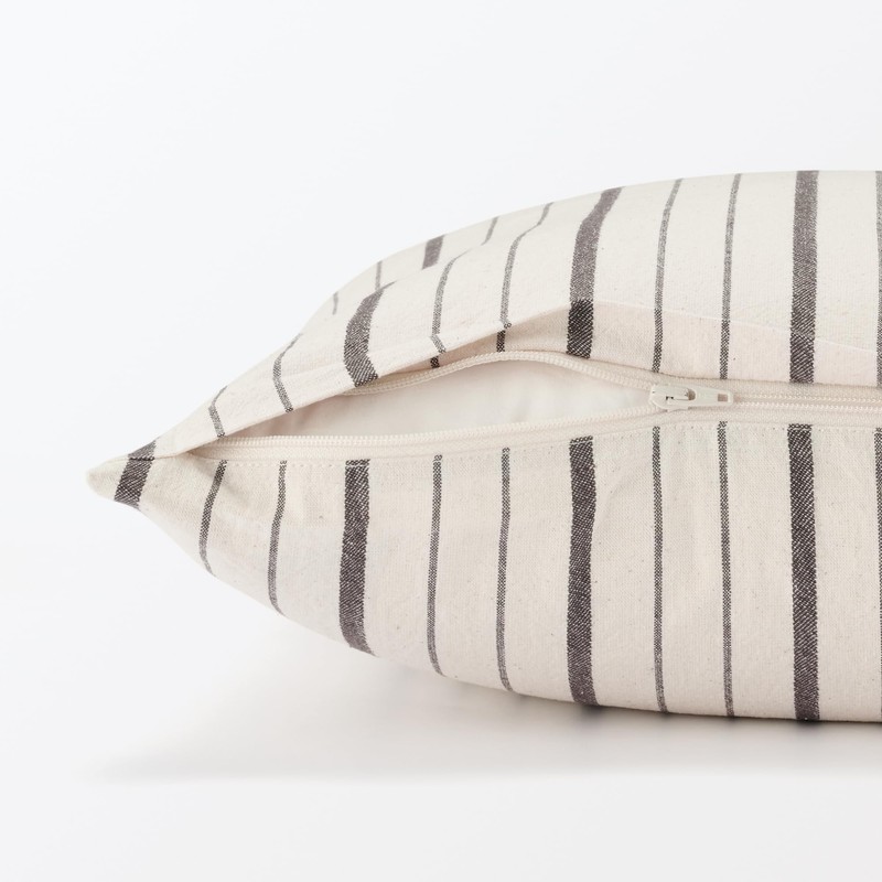 MUJI 76420323 Cotton Washed Cushion Cover for 43 x 43
