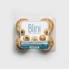 MARKY'S French Caviar Blinis - 16 pcs. - Breakfast Mini Pancakes Crepes Canape Best for Caviar and Roe