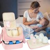 Jaffzora Wearable Breast Pump Bag with Cooler Compartment Fits for
