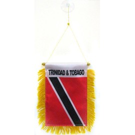 Trinidad and Tobago flag Mini Banner Country Pride Car Display