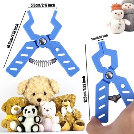 Sicherheitsaugen-Werkzeug, Sicherheitsaugen-Schnapp-Häkelwerkzeug mit 566 Ausgestopften Häkelaugen und -Nasen Sicherheitsaugenzange zum Häkeln von Amigurumi 5-30mm Zubehör zur Spielzeugherstellung