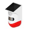 Solar Sound & Strobe Light Alarm with Motion Detector and