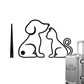 Dog and Cat Rear Wiper Sticker - Removable Windshield Wiper Sticker - Unique Cute Bumper Stickers Decals Automotive Exterior Accessories