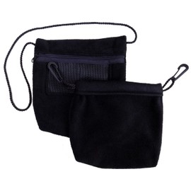 Bonding & Sleeping Pouch (Black) Combo Bundle for Sugar Gliders and Small Pets